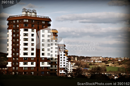 Image of Row of Tower Blocks