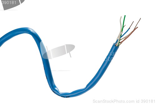 Image of Network cable cut

