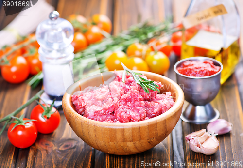 Image of raw minced meat