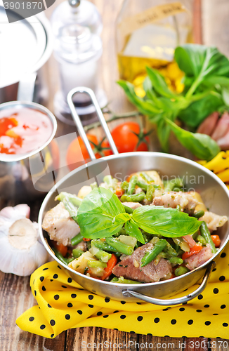 Image of vegetables and meat