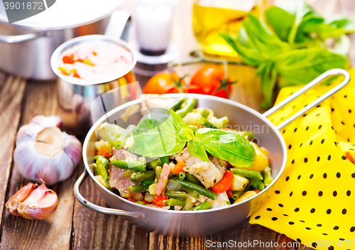 Image of vegetables and meat