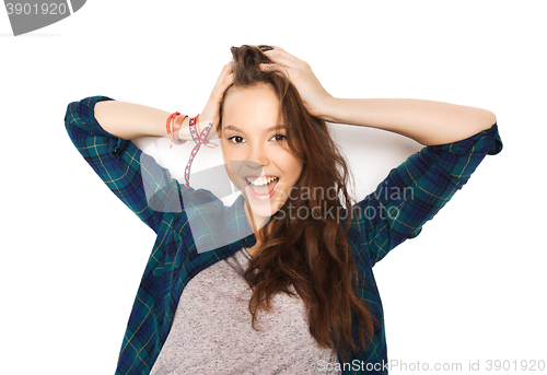 Image of happy smiling pretty teenage girl