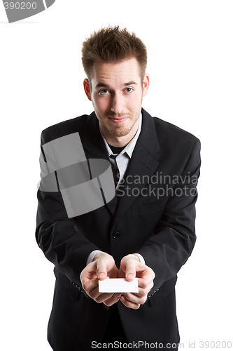 Image of Caucasian businessman