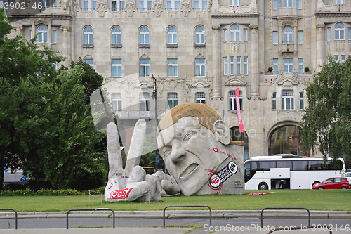 Image of Giant Sculpture in Budapest