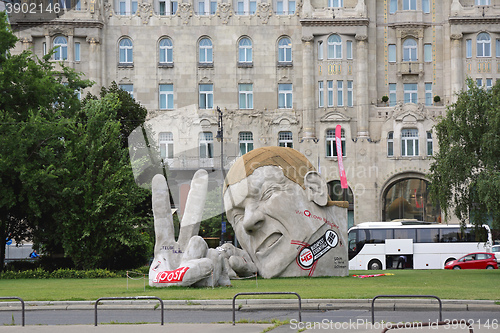 Image of Giant Sculpture in Budapest