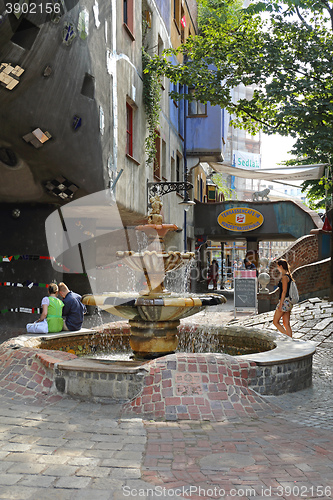 Image of Hundertwasser Fountain Vienna
