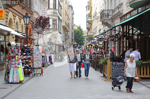 Image of Vaci Street Budapest