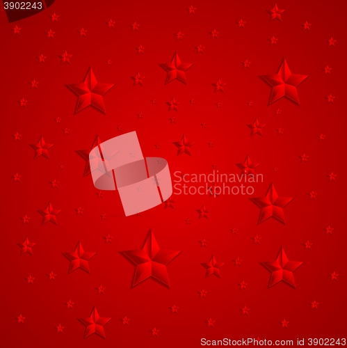 Image of Red stars abstract background