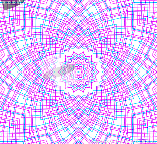 Image of Abstract concentric lines pattern