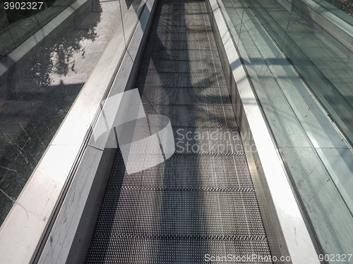 Image of Escalator stair detail