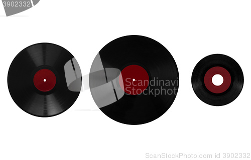 Image of Size comparison of recording media