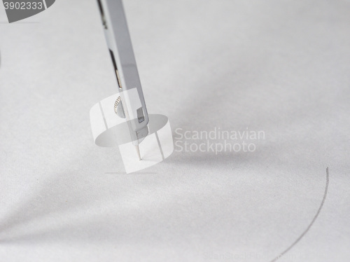 Image of Compass drawing tool