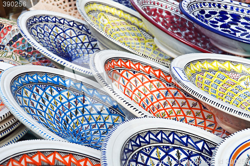 Image of Painted dishes