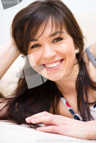 Image of Portrait of a young woman