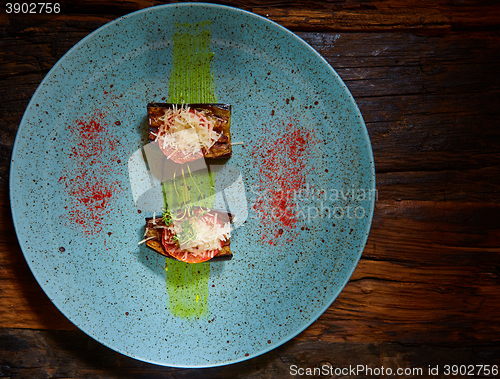 Image of Baked aubergines with tomato