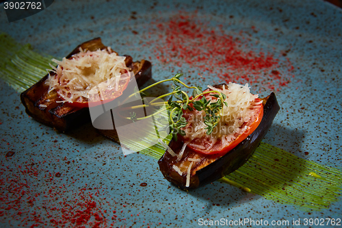 Image of Baked aubergines with tomato