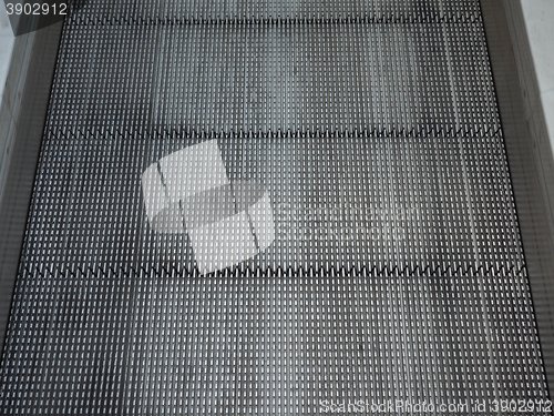 Image of Escalator stair detail