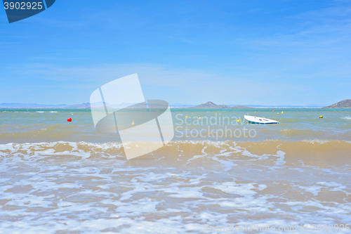 Image of Beautiful seascape view to the Mar Menor sea