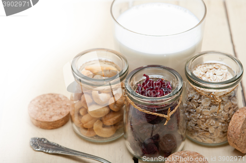 Image of healthy breakfast ingredients