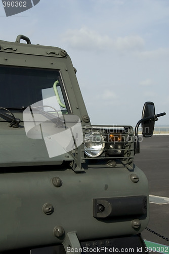 Image of Tracked military vehicle