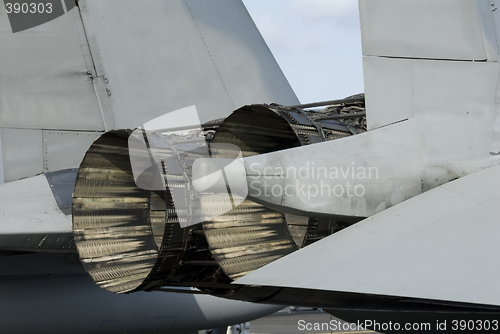 Image of Rear detail of F-15