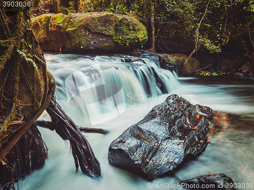 Image of Tropical waterfall