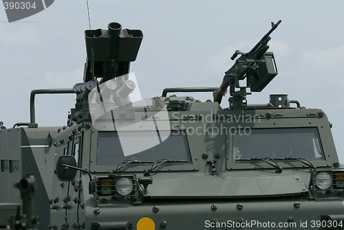 Image of Tracked military vehicle