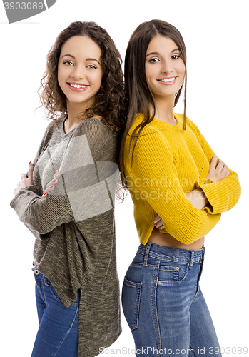 Image of Two beautiful girls