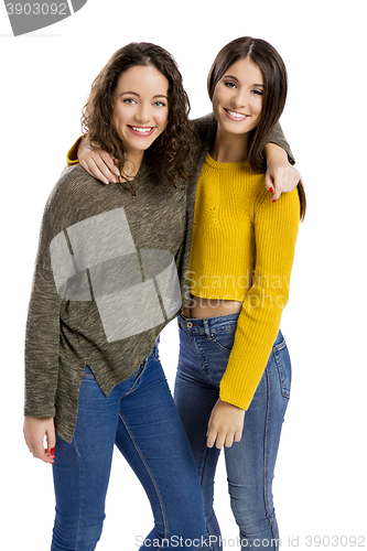 Image of Two beautiful girls