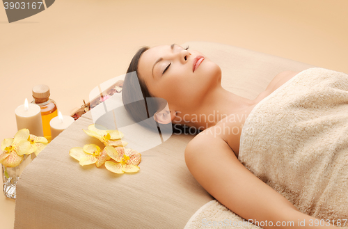 Image of woman in spa salon