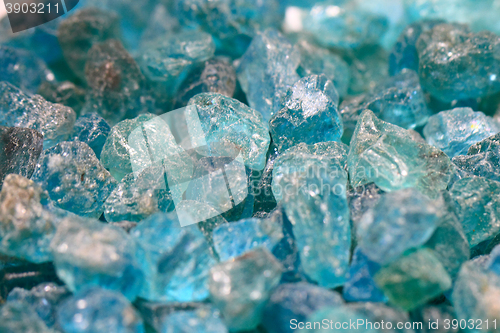 Image of blue apatite mineral texture