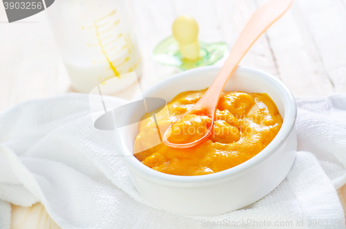 Image of baby food in bowl