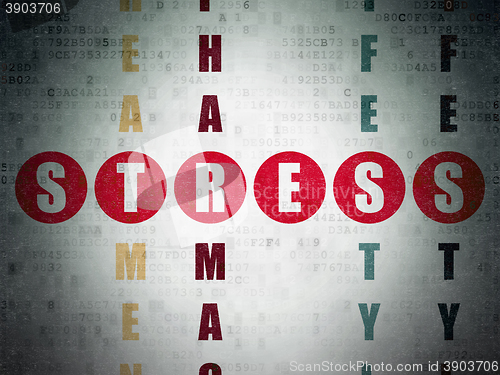 Image of Health concept: Stress in Crossword Puzzle