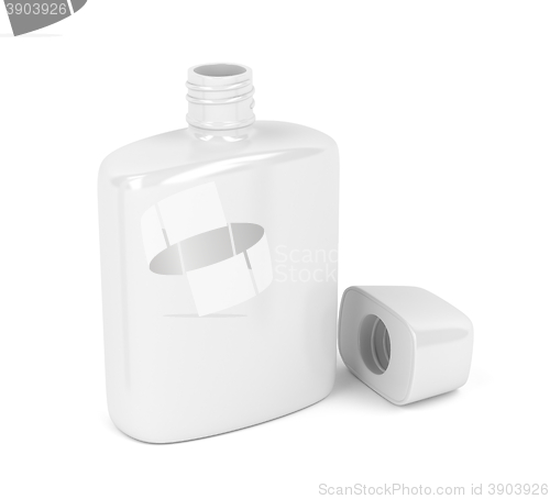 Image of Aftershave lotion on white