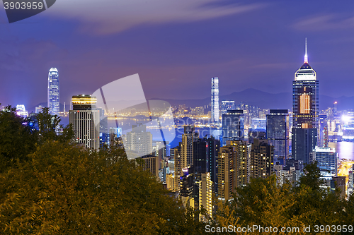 Image of Hong Kong City Night