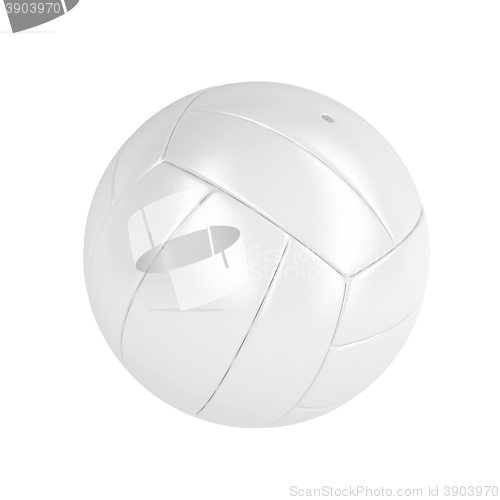 Image of White volleyball ball