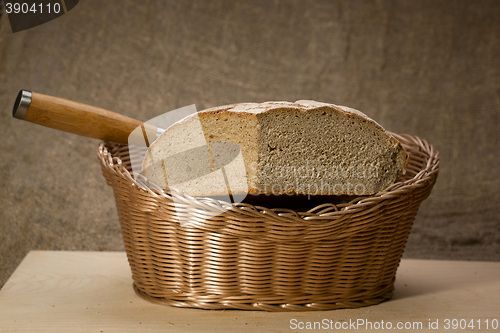 Image of A slice of bread with butter 