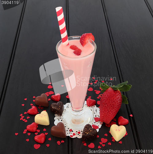 Image of Strawberry Smoothie Milkshake