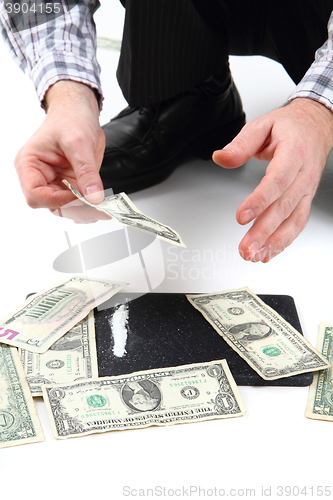 Image of cocain preparation for starting problems