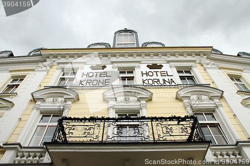 Image of hotel krone in Jesenik city