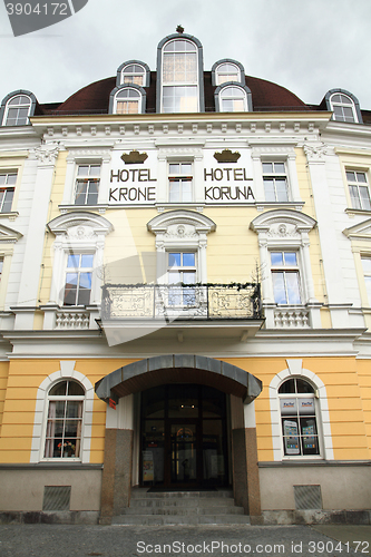 Image of hotel krone in Jesenik city