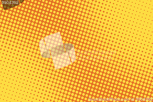 Image of retro comic yellow background raster gradient halftone