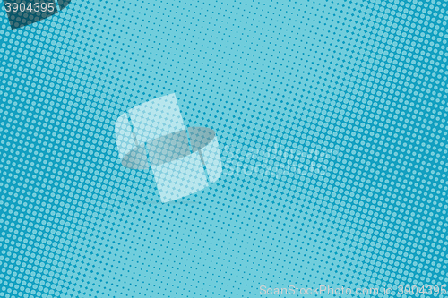 Image of retro comic blue background raster gradient halftone