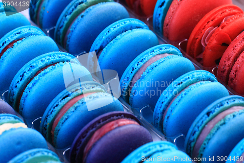 Image of color macaroon background