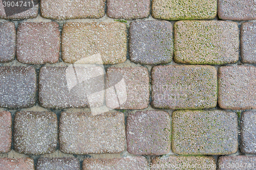 Image of Background from multi-colored paving slabs