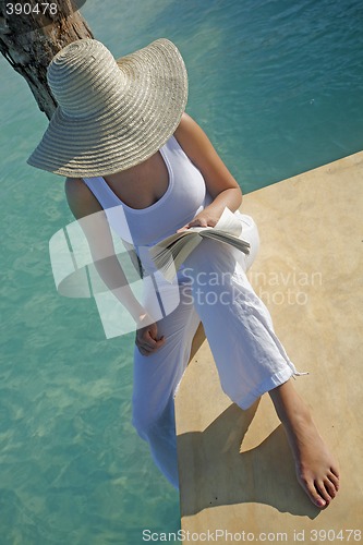 Image of Reading by the Water