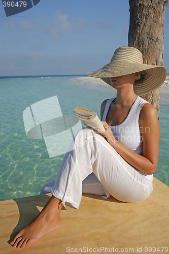 Image of Reading by the Water