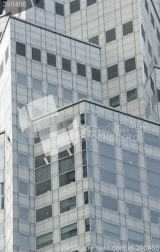 Image of Detail of grey office building