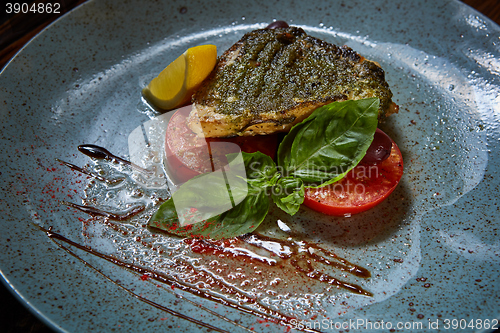 Image of Fish dish. The fried fish