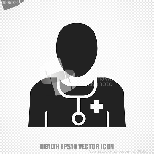 Image of Healthcare vector Doctor icon. Modern flat design.